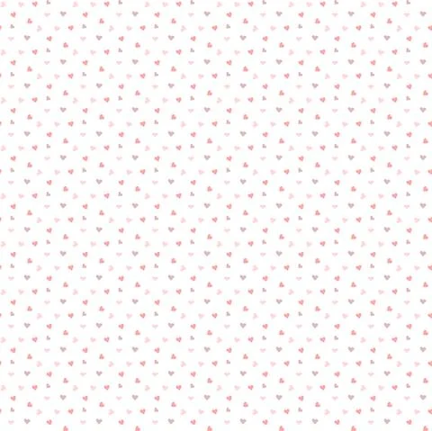 A seamless beautiful confetti heart pattern. Valentines Day. Love. Wedding Stock Illustration
