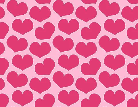 A seamless beautiful heart pattern. Valentines Day. Love. Wedding Stock Illustration