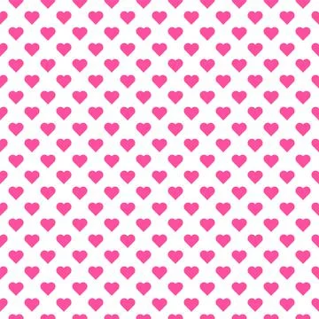 A seamless beautiful heart pattern. Valentines Day. Love. Wedding Stock Illustration
