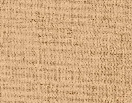 Seamless beige burlap texture pattern replicates coarse woven canvas fabric Stock Illustration