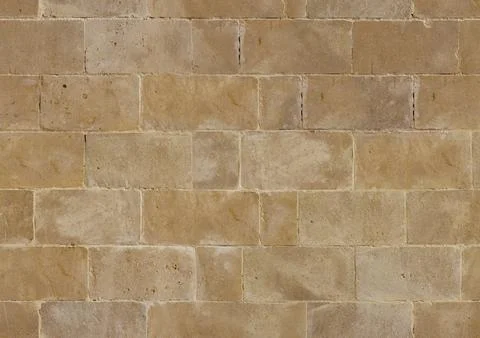 Seamless beige stone wall texture with natural patterns and subtle variations in イラスト素材