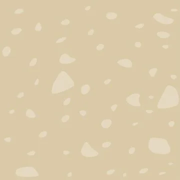 Seamless Beige Terrazo Abstract Pattern with Stone Texture Shapes Illustrazione stock
