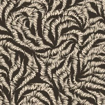 Seamless beige texture from randomly drawn lines by the handle on a brown Illustration