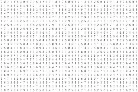 Seamless binary code background with digital numbers pattern texture Stockillustratie