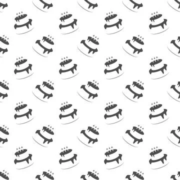 Seamless birthday cake pattern with candles for texture, textiles and simple Stock Illustration