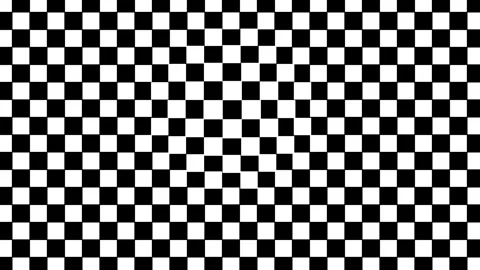 Seamless black and white checkerboard pattern texture background loop Stock Footage 343633742