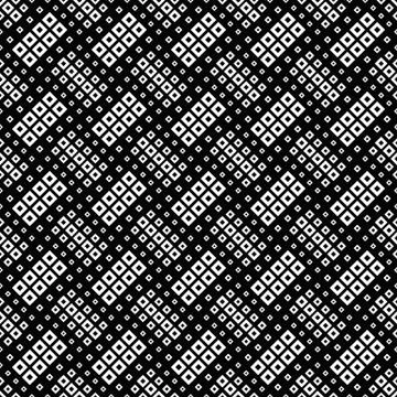 Seamless black and white diagonal square pattern background Stock Illustration