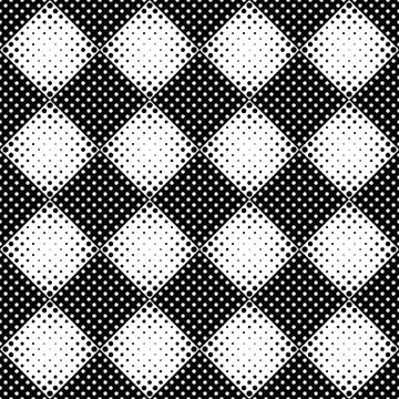 Seamless black and white dot pattern background 스톡 일러스트