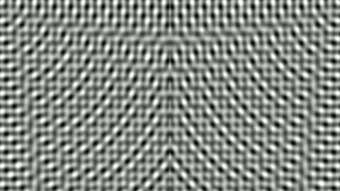 Seamless black and white geometric op art repeating background surface patter Stock Footage 337707655