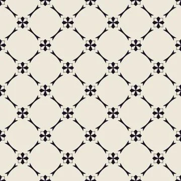Seamless black-and-white pattern Stock Illustration