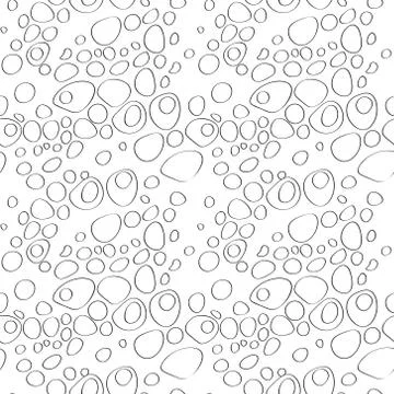 Seamless Black And White Pattern Zentangle Design 스톡 일러스트