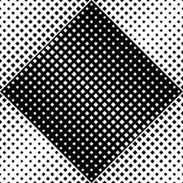 Seamless black and white square pattern background Иллюстрация