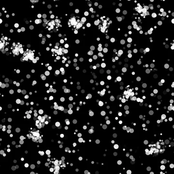 Seamless black background with defocused lights. Vector. Stock Illustration