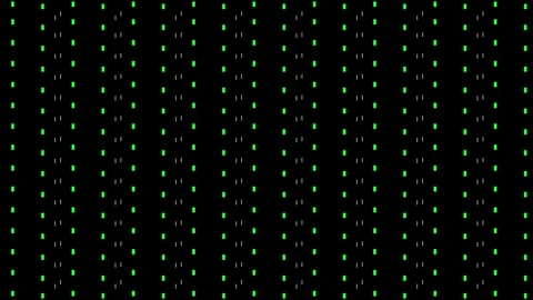 Seamless black background with white squares and red green dashes, ideal fo.. Stock Footage 321397312