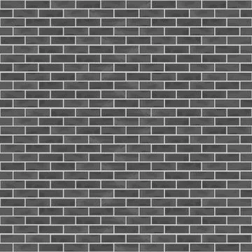 Seamless Black Brick Wall Stock Illustration