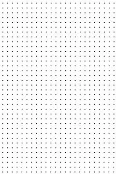 Seamless Black Dot Grid Pattern for Bullet Journal, Note-Taking Stock Illustration