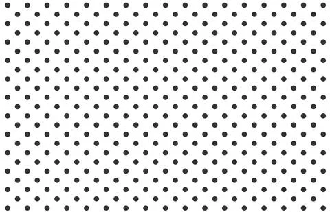 Seamless black dots - white background - vector Illustration Stock Illustration
