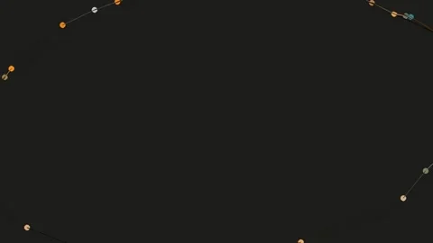 Seamless black empty void background for cinematic placeholder or text overla Stock Footage 340377827