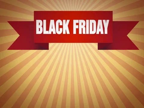 Seamless BLACK FRIDAY background Stock Footage 80996397