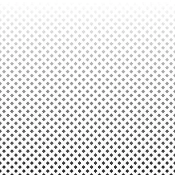 Seamless black gradient square boxes white background Stock Illustration