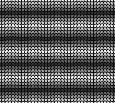Seamless black horizontal pattern Stock Illustration