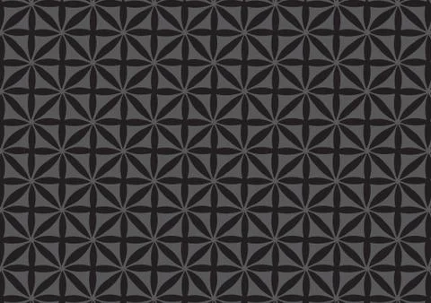 Seamless black repeated pattern wallpaper Stock Illustration