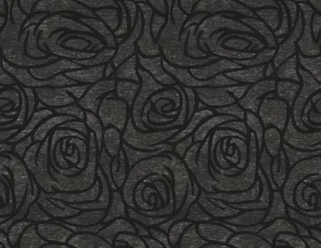 Seamless black roses pattern decorative fiber parchment paper texture as ba.. 写真素材