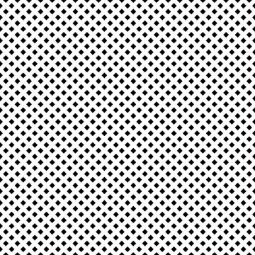 Seamless black small square boxes on white background Stock Illustration