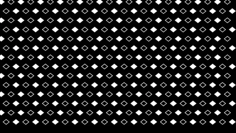 Seamless black white abstract geometric diamond lattice pattern background .. Stock Footage 343631830