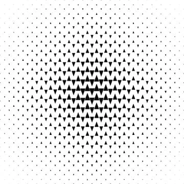 Seamless black white abstract triangle pattern Stock Illustration