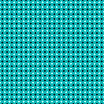 Seamless black white boxes pattern on aqua base Illustrazione stock