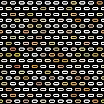 Seamless black white polka dot geometric shape pattern. Modern style doodle Stock Illustration
