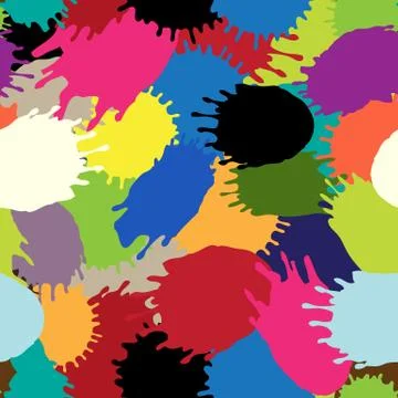 Seamless blots Stock Illustration