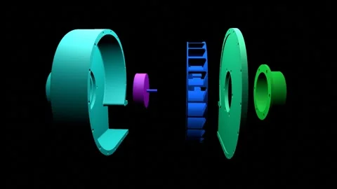 Seamless Blower Fan animation HD Видео 335219674