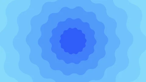 Seamless Blue Abstract Background Animation with Glowing Ripple Lines Stock Footage 310615628