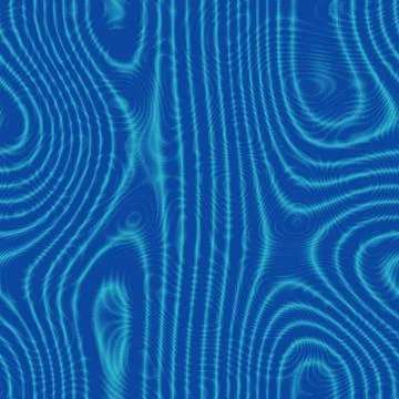 Seamless blue abstract convection pattern Stock Illustration