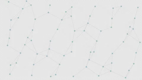 Seamless Blue AI Neural Network Loop 4K Видео 337818562