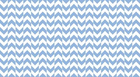 Seamless blue and white chevron pattern featuring a modern, geometric zigza.. Stock Illustration