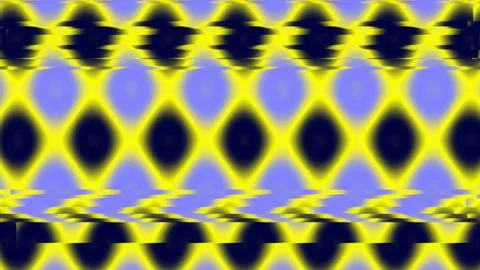 Seamless Blue and Yellow Abstract Geometric Background Pattern Texture Design Stock Footage 340380159
