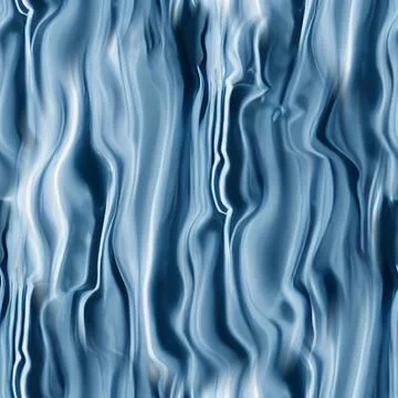 Seamless blue background with flexible stripes. Chaotic striped patterns. Bea Stock Illustration
