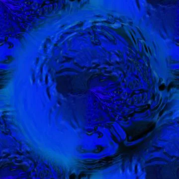 Seamless blue background with liquid textures. Beautiful wavy abstraction.  Stock Illustration