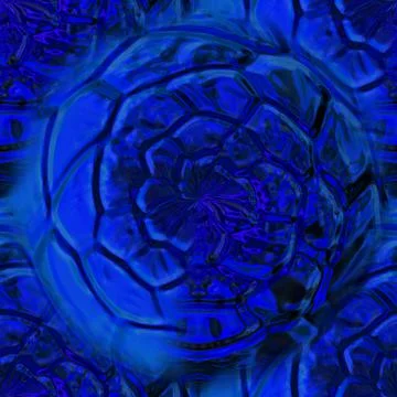 Seamless blue background with round elements. Beautiful abstraction.  Stock Illustration