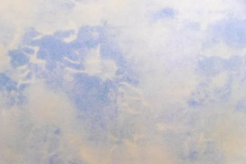 Seamless blue bathroom tile texture with white cream pattern background. Stock Photos