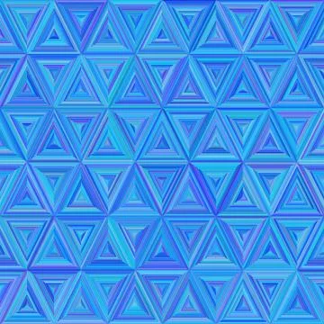 Seamless blue colorful Triangulate Pattern Stock Illustration