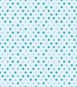 Seamless Blue Dot Pattern Background EPS Vector Stock Illustration