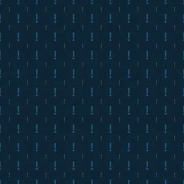 Seamless blue exclamation mark pattern Illustrazione stock