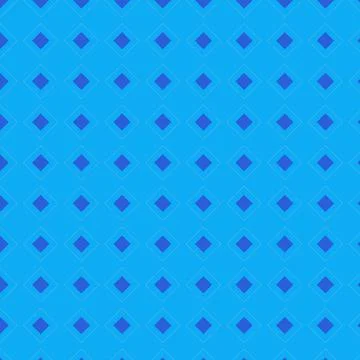 Seamless blue geometric diamond pattern on light blue background for textil.. Illustrazione stock