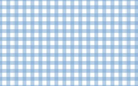 Seamless blue gingham checkered pattern Stock Illustration