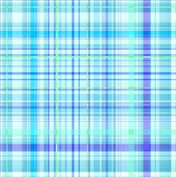 Seamless blue gingham pattern Stock Illustration