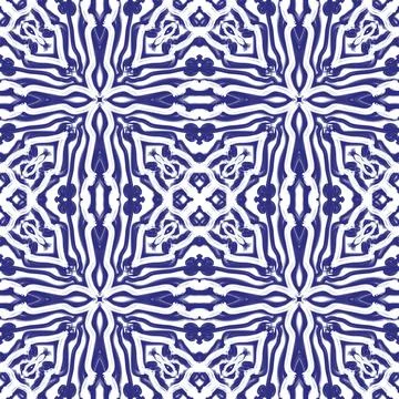 Seamless blue Stock Illustration